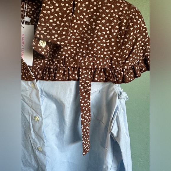 Sandy Liang Minerva blouse, size 8 NWT - Picture 7 of 7